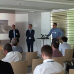 Frage- und Diskussionsrunde (v.l.n.r.): Stefan Lenzhofer, MA BSc, Head of Austrian Energy CERT; DI Dr. Walter Fraißler, Leiter der Abteilung für Informationssicherheit bei VERBUND & Mag. Gernot Goluch, BM.I