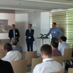 Frage- und Diskussionsrunde (v.l.n.r.): Stefan Lenzhofer, MA BSc, Head of Austrian Energy CERT; DI Dr. Walter Fraißler, Leiter der Abteilung für Informationssicherheit bei VERBUND & Mag. Gernot Goluch, BM.I