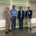 Dr. Stefan Eder, Organisator Vienna Legal Hackers & Partner bei Benn-Ibler Rechtsanwälte; Mag. Gernot Goluch, BM.I; DI Dr. Walter Fraißler, Leiter der Abteilung für Informationssicherheit bei VERBUND & Stefan Lenzhofer, MA BSc, Head of Austrian Energy CERT