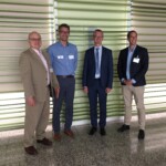 Dr. Stefan Eder, Organisator Vienna Legal Hackers & Partner bei Benn-Ibler Rechtsanwälte; Mag. Gernot Goluch, BM.I; DI Dr. Walter Fraißler, Leiter der Abteilung für Informationssicherheit bei VERBUND & Stefan Lenzhofer, MA BSc, Head of Austrian Energy CERT